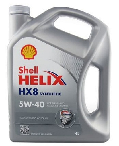 ULJE SHELL HX8 5W40 4 LITRA, 550046291, ULJESHELL